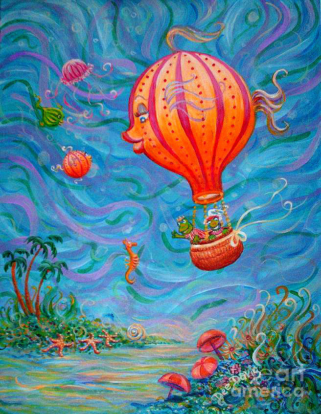 Floating Under The Sea Painting