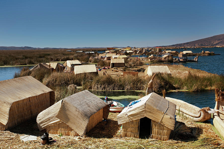 Floating Uros Islands Photograph