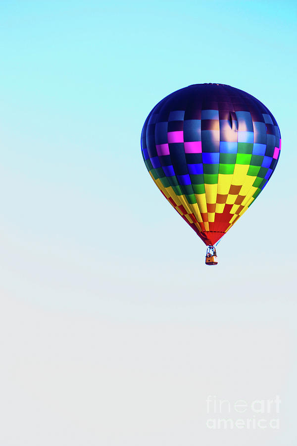 Hot Air Balloon Photograph - Floating   by Victory Designs