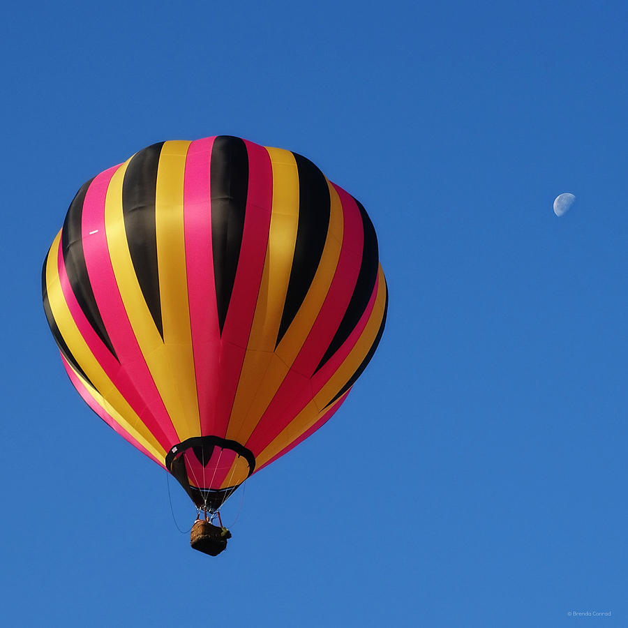 Transportation Photograph - Floating with the Moon by Dark Whimsy