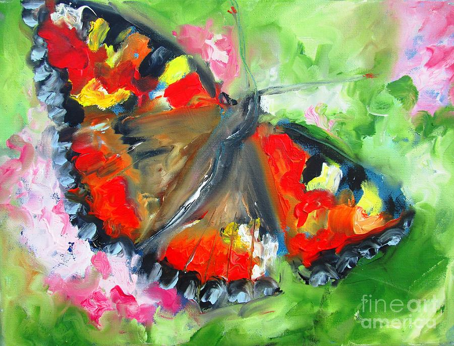 Floats like a butterfly .....available as signed and number canvas print  Painting by Mary Cahalan Lee - aka PIXI