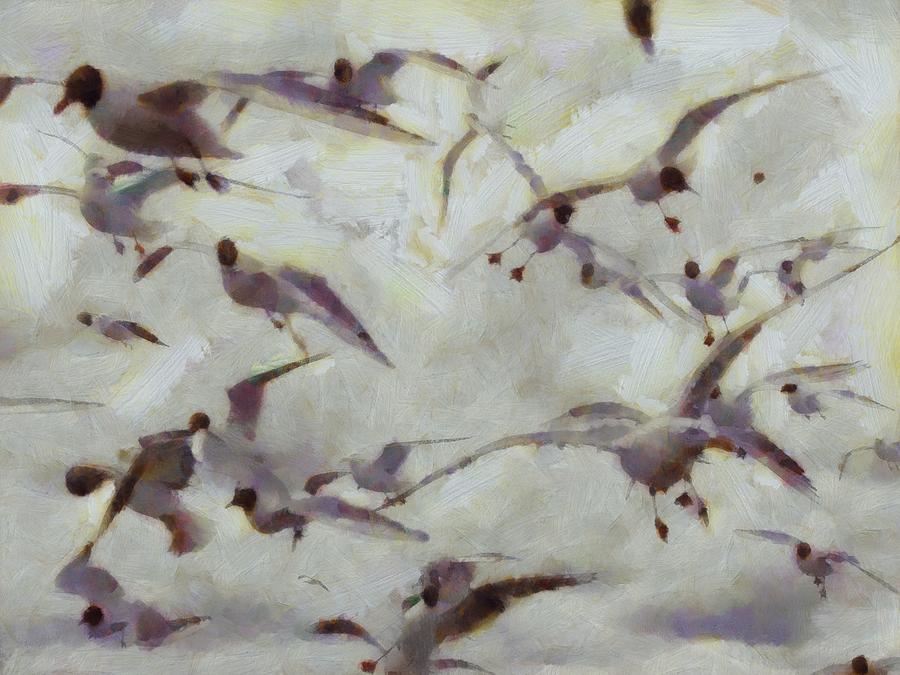 Flock By Pierre Blanchard Painting