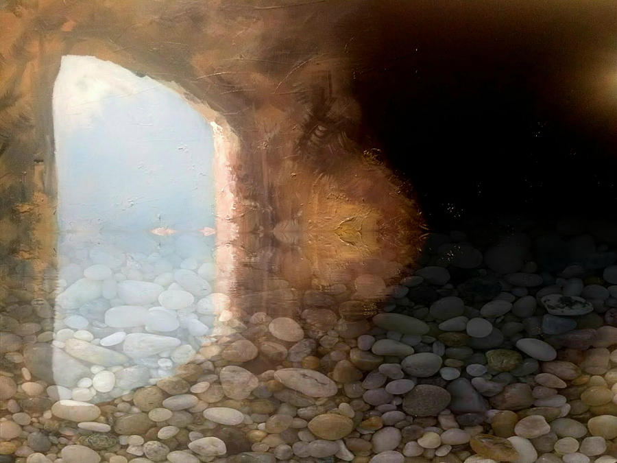 Flooded Cave Mixed Media by Gary Smith