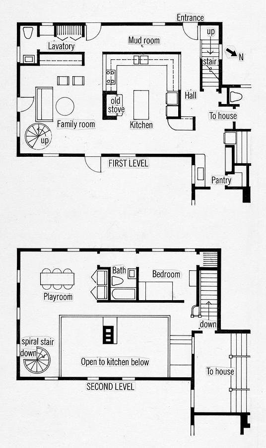 Floor Plan Of A House Photograph by Natalie Siegel