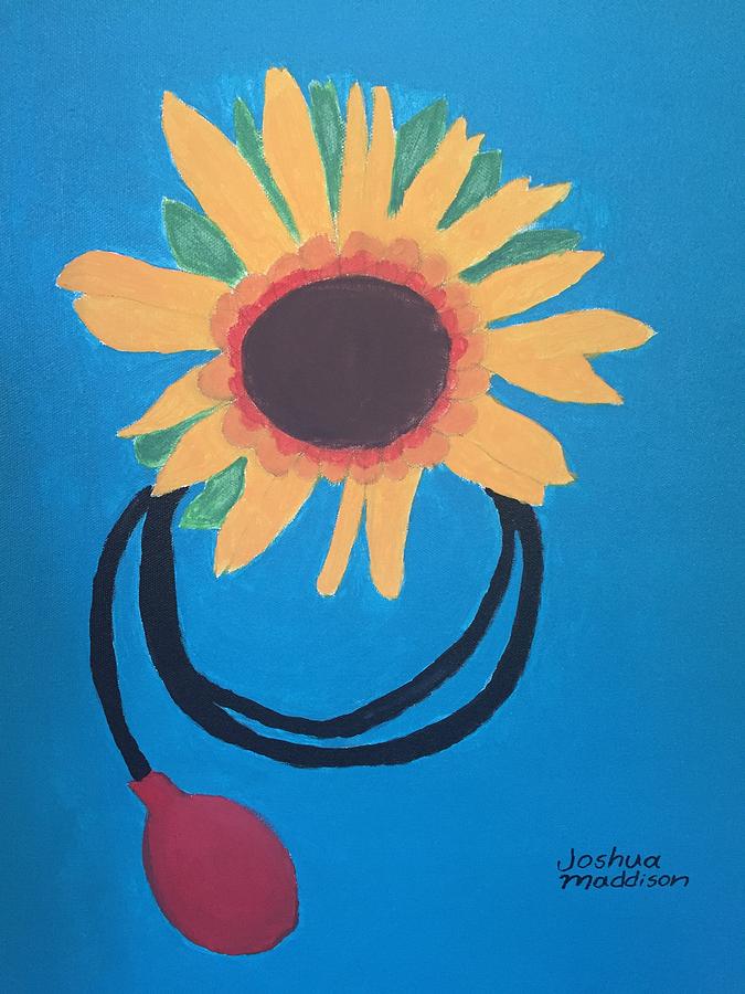 Sunflower Painting - Flora by Joshua Maddison