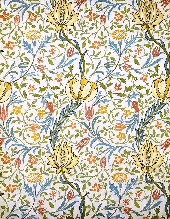 Flora Painting by William Morris