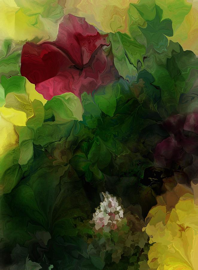 Floral 040517 Digital Art by David Lane