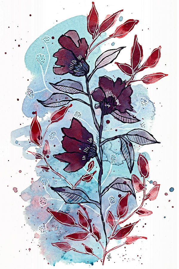 Floral 29 Painting by Tonya Doughty