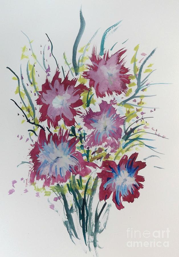 Floral 5 Mixed Media by David Neace - Fine Art America