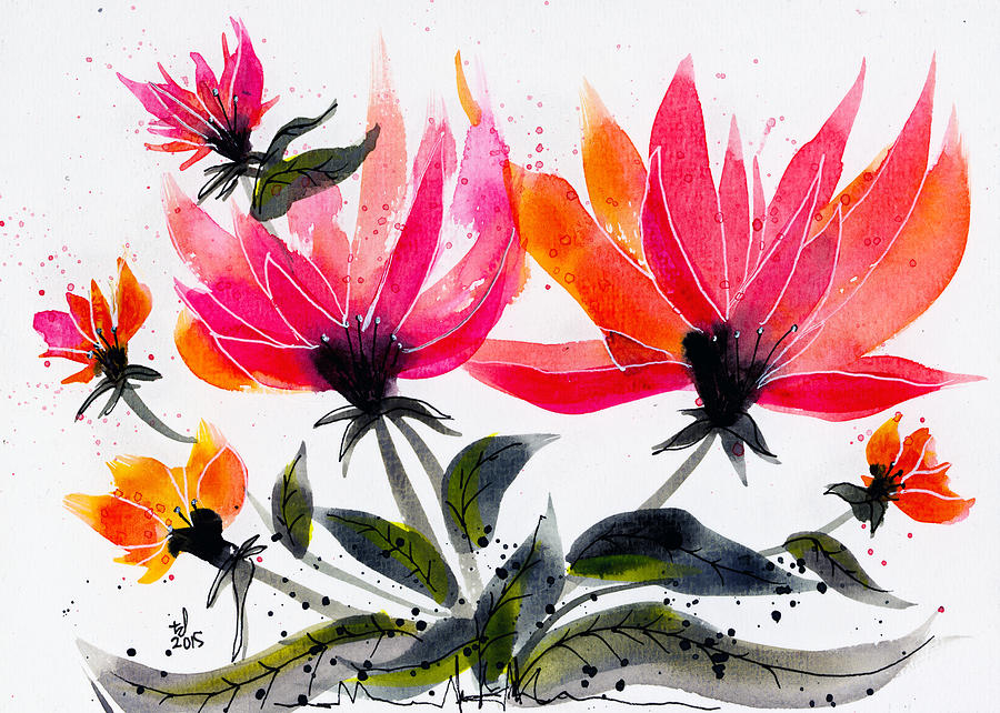 Floral 8 Painting by Tonya Doughty