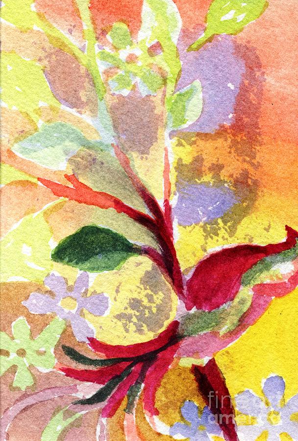 Floral Painting - Floral Abstract by Joe Hagarty Floral Painting - Floral Abstract by Joe Hagarty
