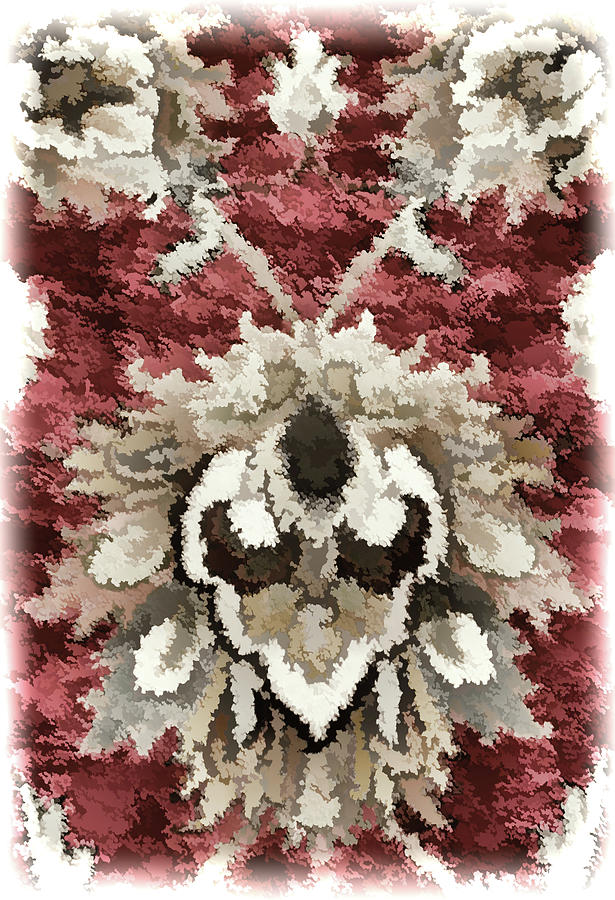Floral Abstract Reds Brown Tones Photograph by Sandi OReilly