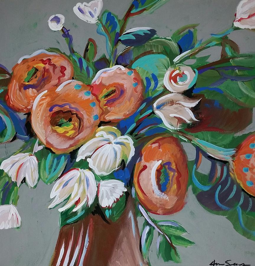 Floral  Painting by Anne Seay