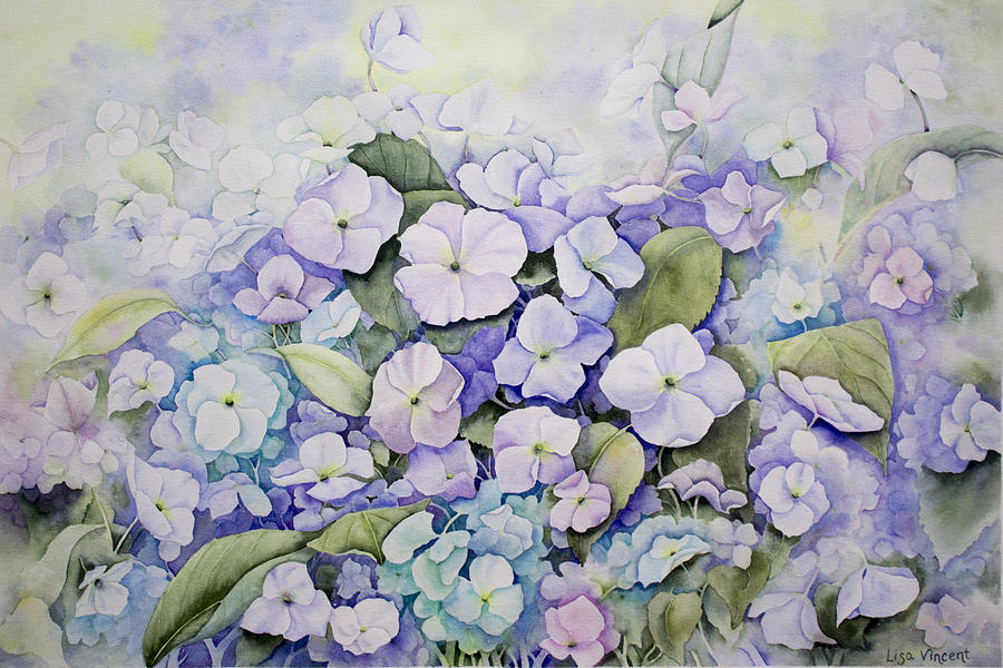 Floral at the Capes Painting by Lisa Vincent