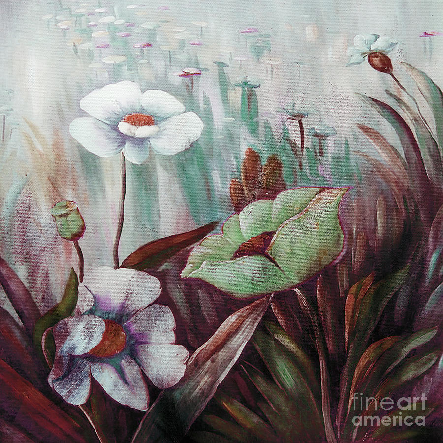 Floral Blooms  Painting by Gull G