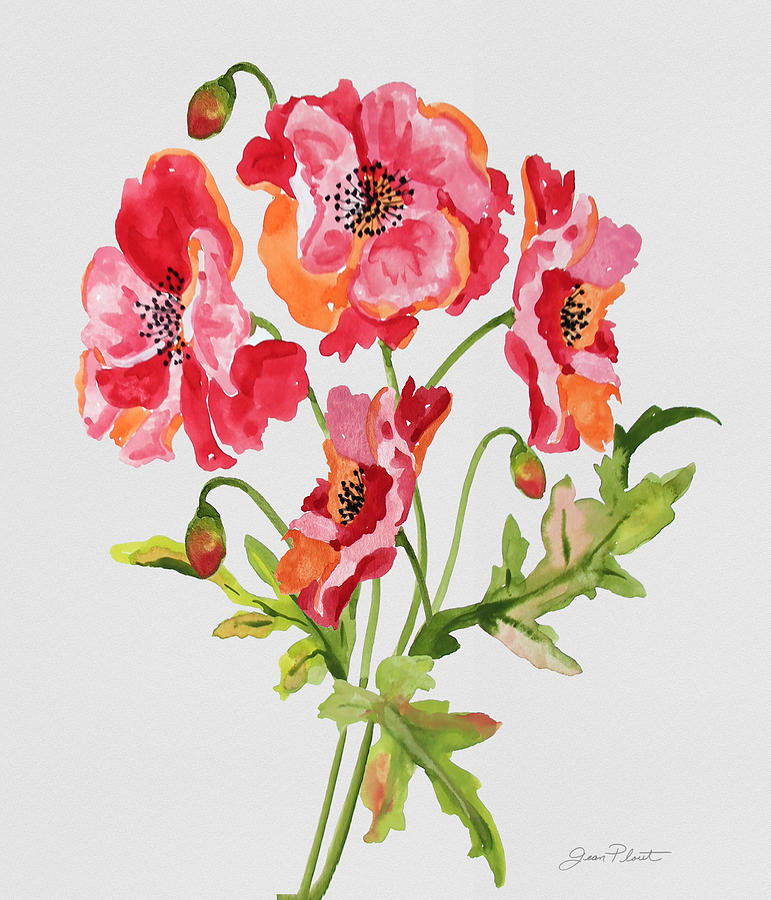 Floral Botanicals-JP3783 Painting by Jean Plout