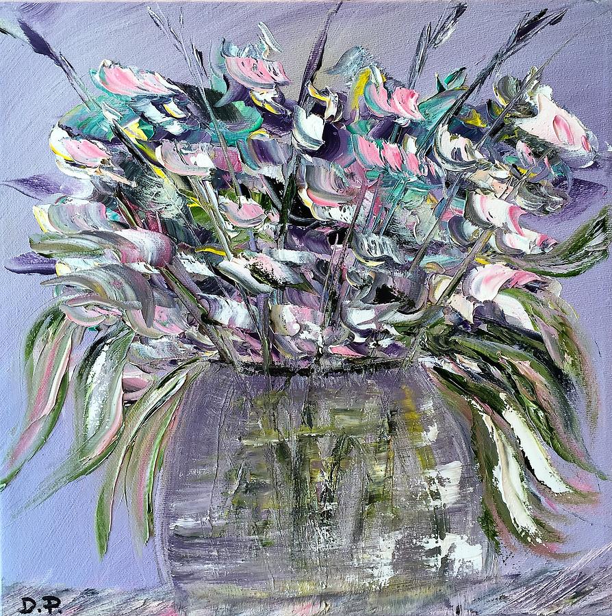 Floral Bouquet Painting by Donna Painter