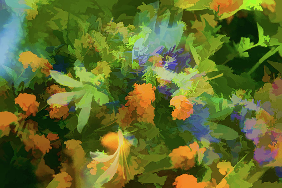 Floral Dreams 2 Abstract  Digital Art by Linda Brody