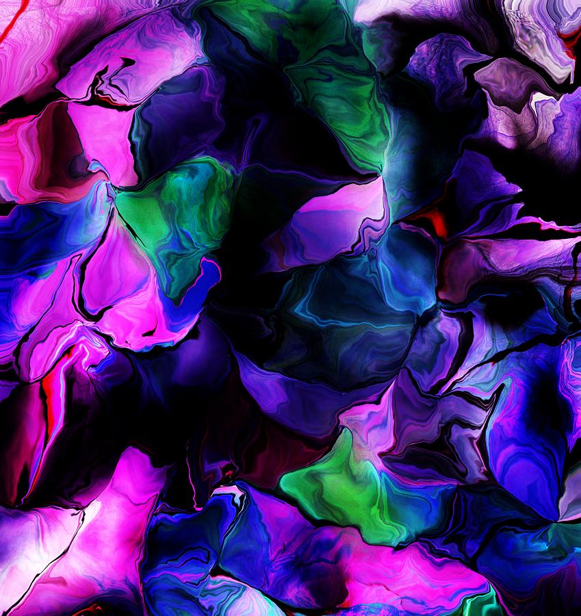 Floral Expressions 080616-2 Digital Art by David Lane