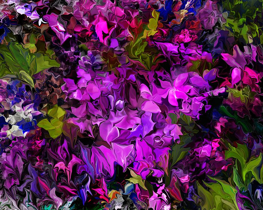 Floral Fantasy 062816 Digital Art by David Lane