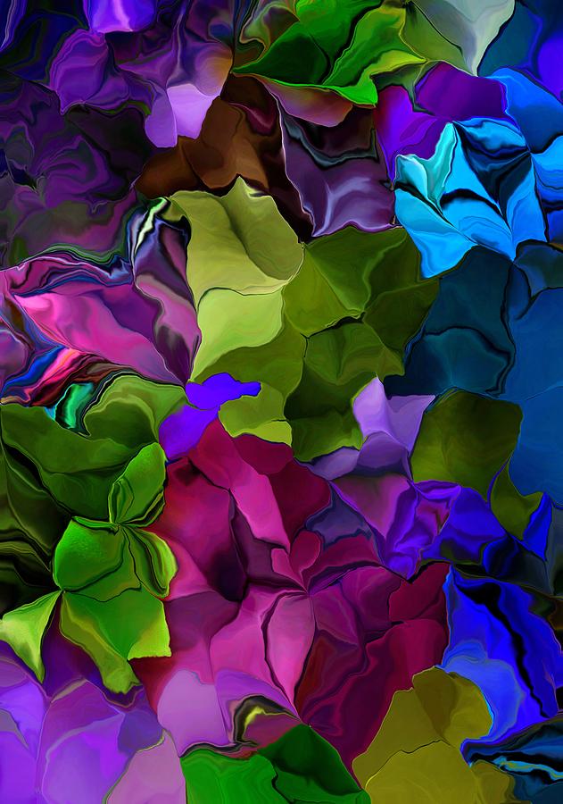 Floral Fantasy 070216 Digital Art by David Lane