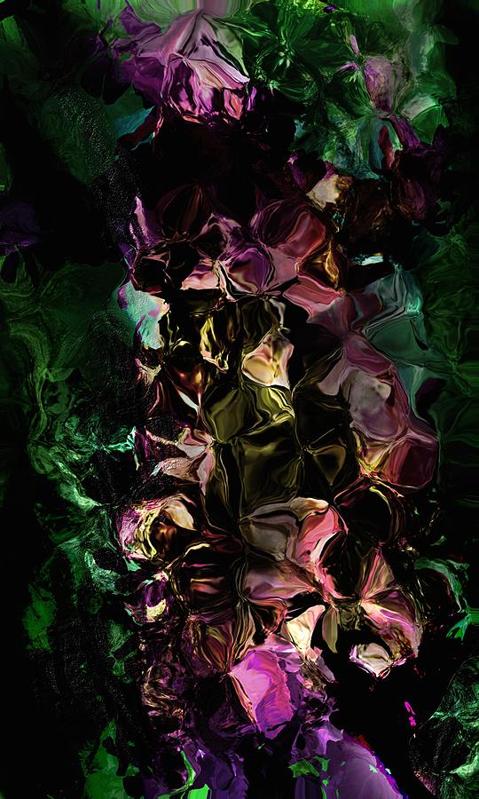 Floral Fantasy 072817 Digital Art by David Lane