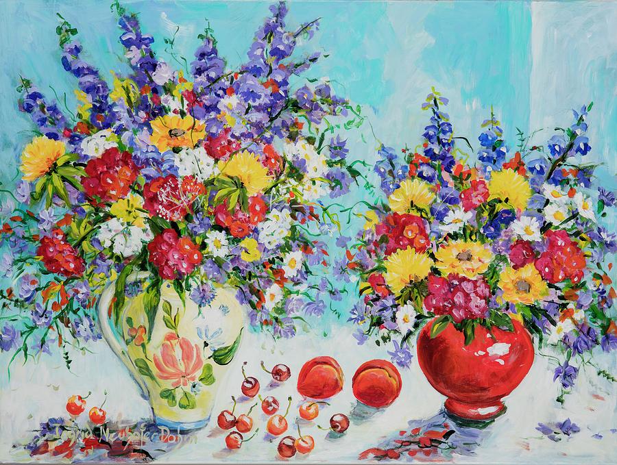 Floral Fantasy Painting by Ingrid Dohm