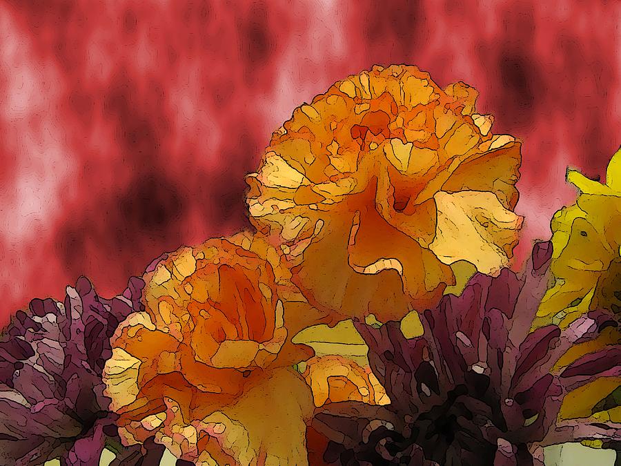 Floral Fiesta Digital Art by Tim Allen