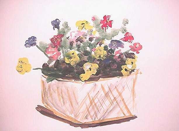 Floral  Painting by George Gadson