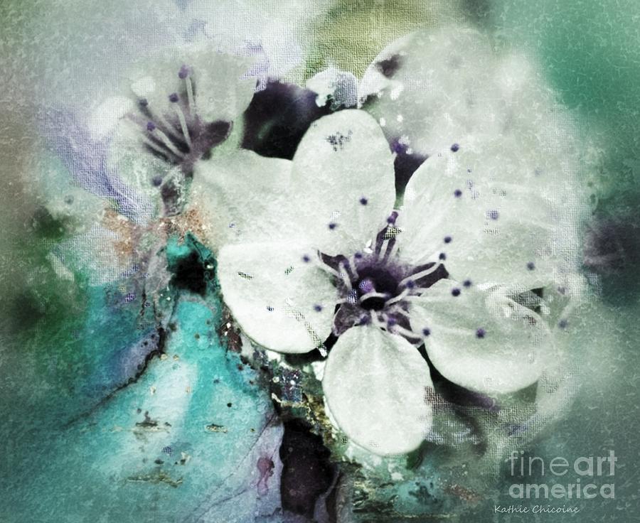 Floral Haze Digital Art by Kathie Chicoine