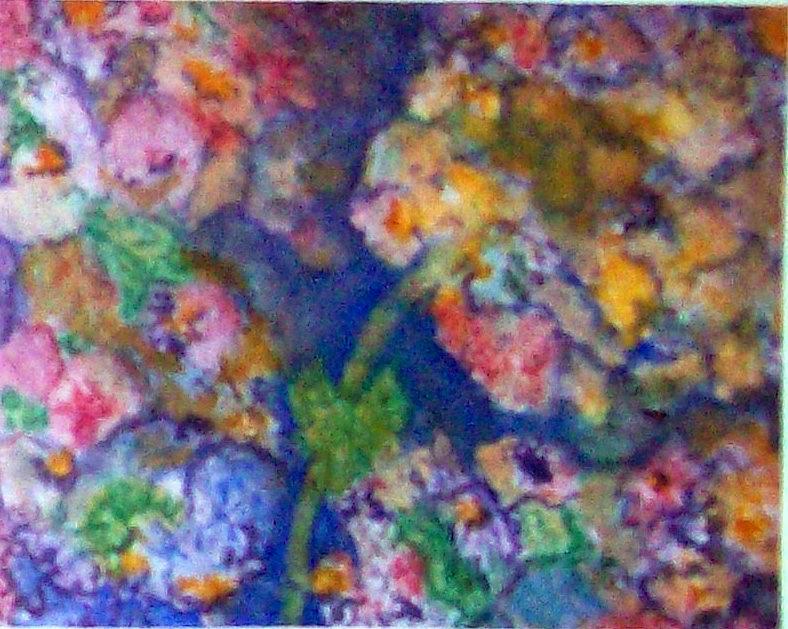 Floral Kaleidoscope Painting by Sandy Hemmer