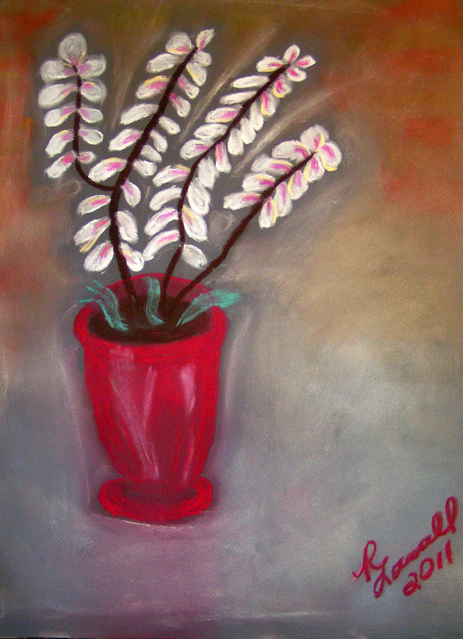 Floral No. One Pastel by Robyn Louisell