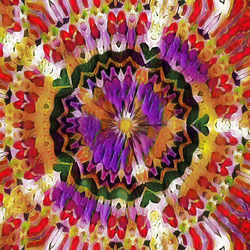 Floral Pattern Pastel by Brenae Cochran