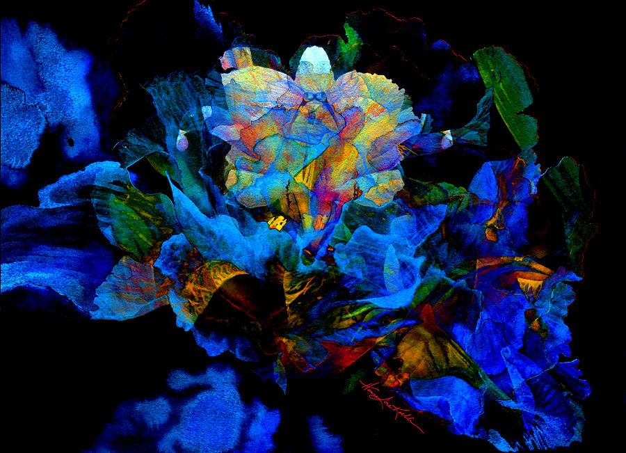Abstract Painting - Floral Phantom by Hanne Lore Koehler
