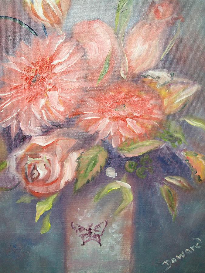Floral Profile Painting by Raymond Doward