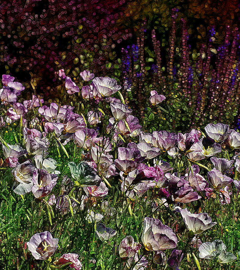Floral Stamped Colors Photograph by Bill and Linda Tiepelman