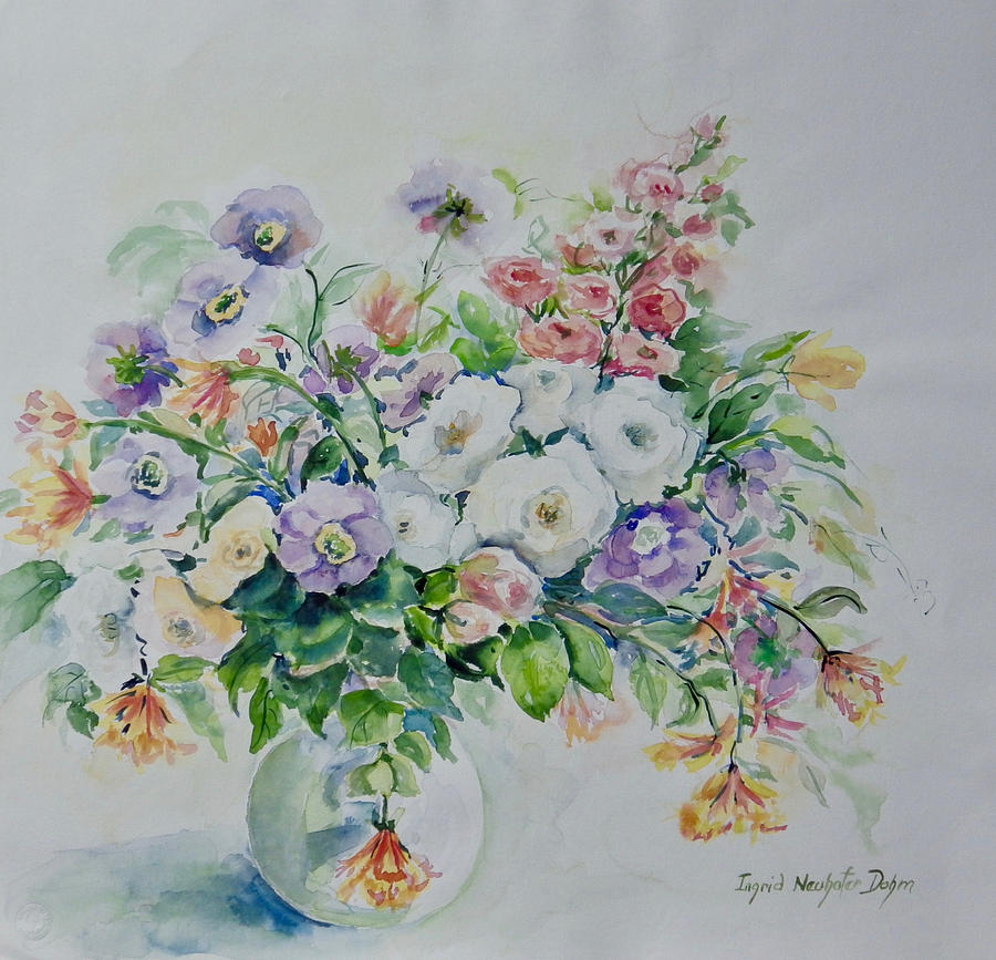 Floral Still ife Painting by Ingrid Dohm