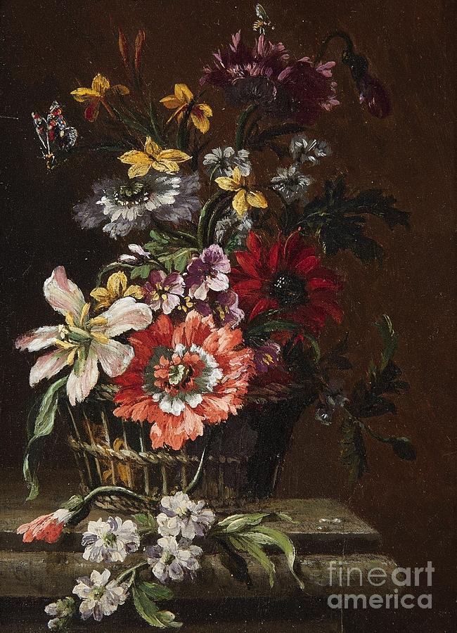 Floral Still Life Painting by Celestial Images
