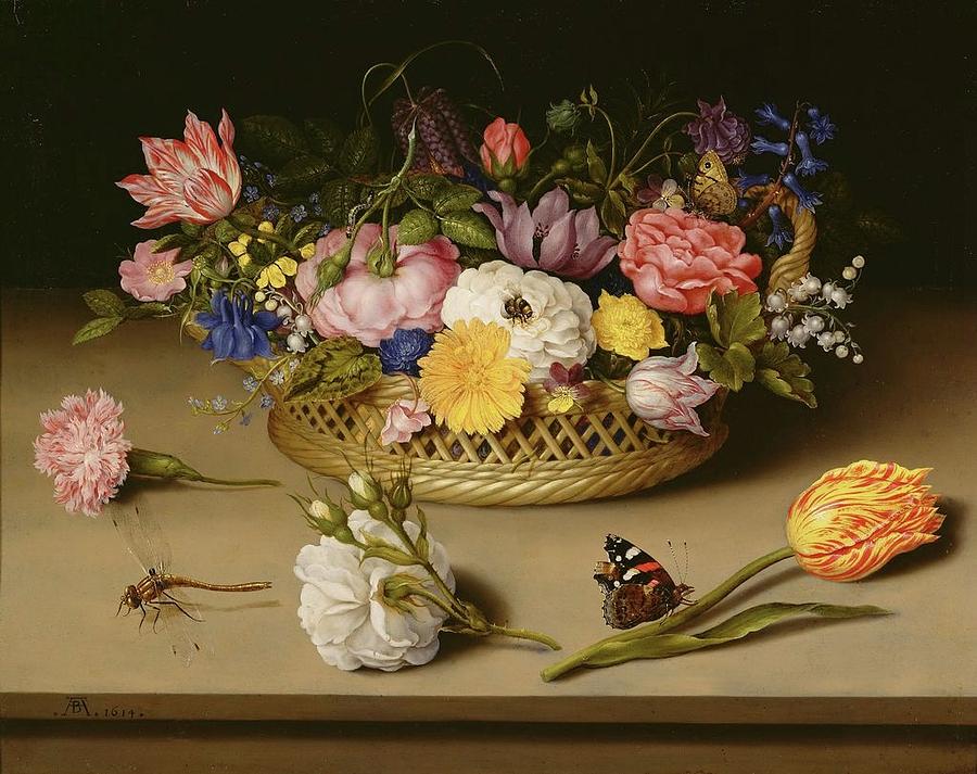 Flowers Still Life Painting - Floral Still Life by Bosschaert Ambrosius