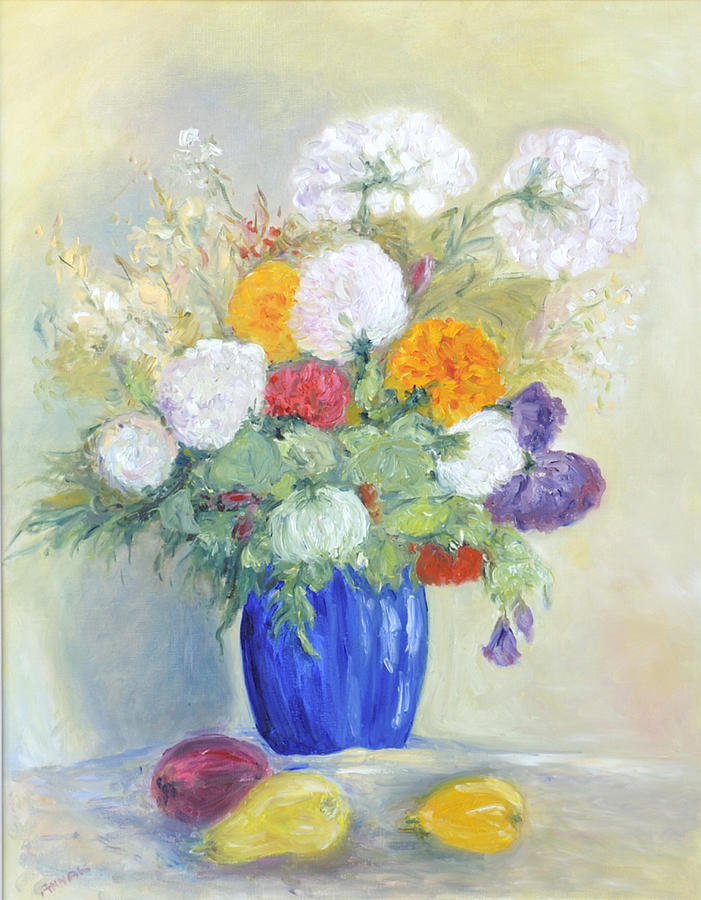 Floral Symphonie Painting by Barbara Anna Knauf