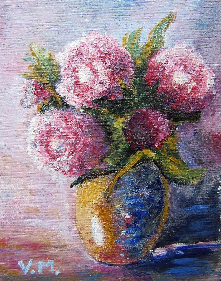 Floral Painting by Vesna Martinjak