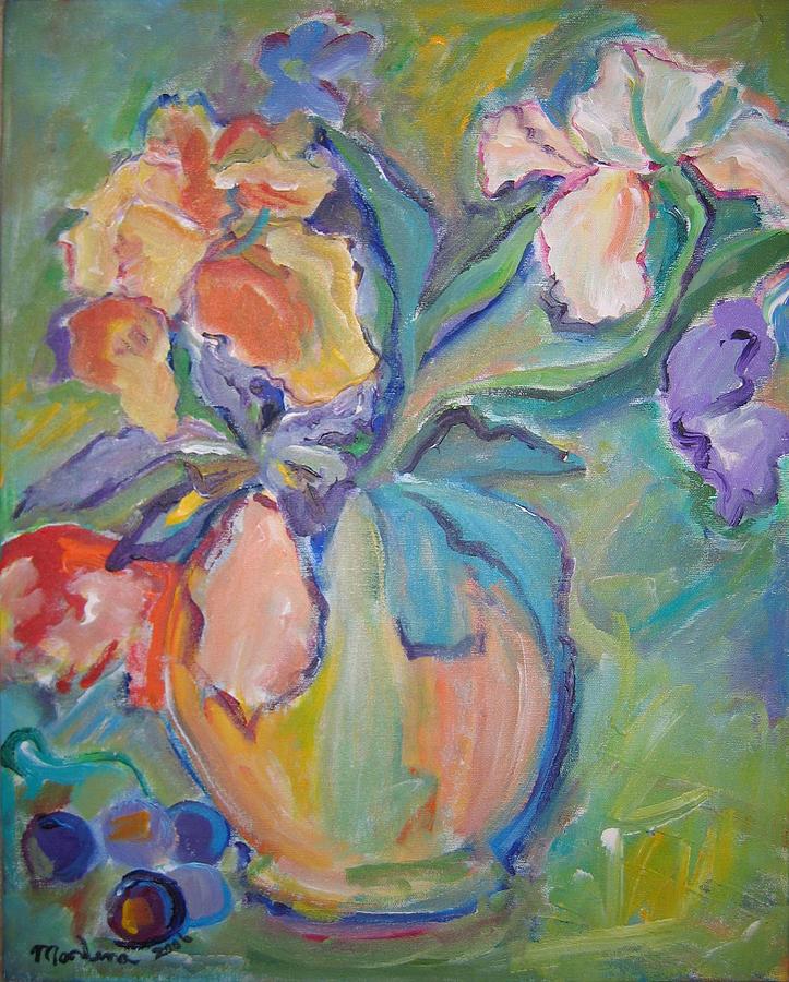 Floral2 Painting by Marlene Robbins