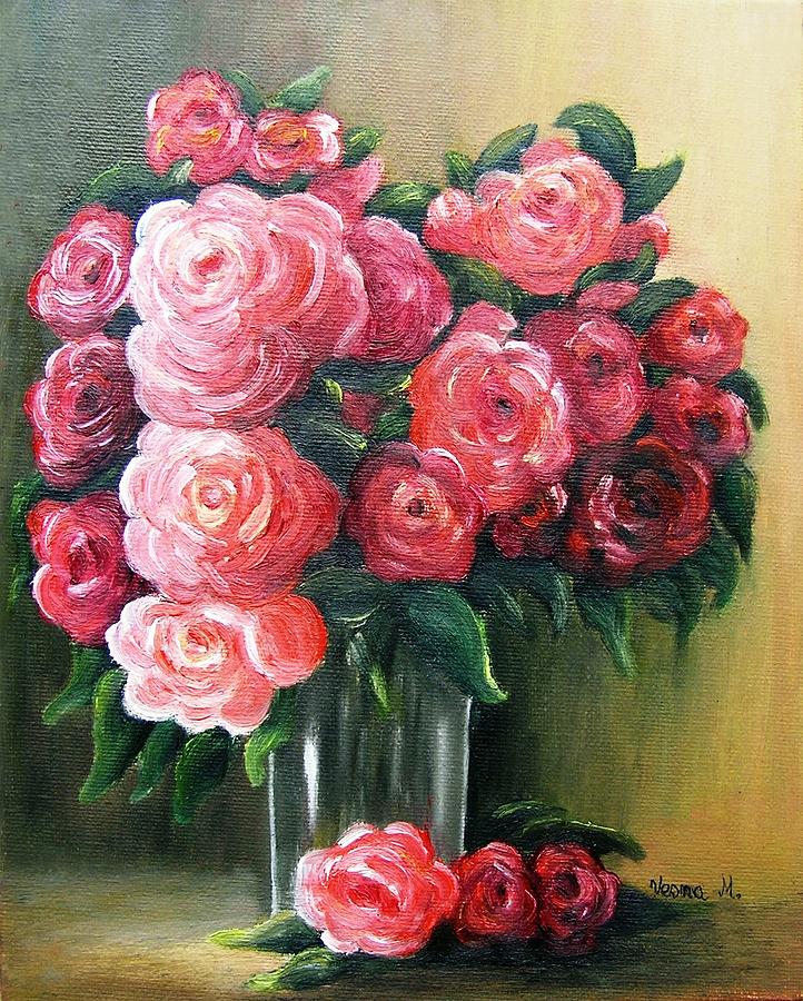 Florals Painting by Vesna Martinjak
