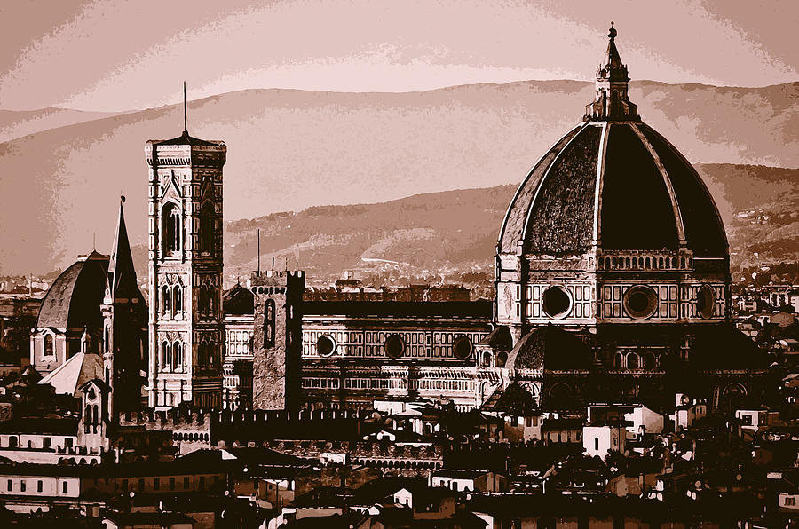Florence - 13 Painting by AM FineArtPrints
