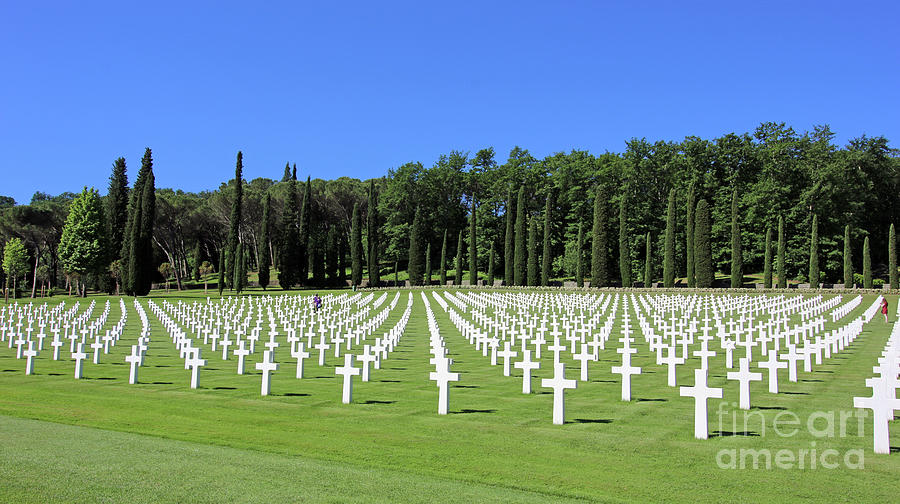 Florence American Cemetery and Memorial 0325 Photograph by Jack Schultz