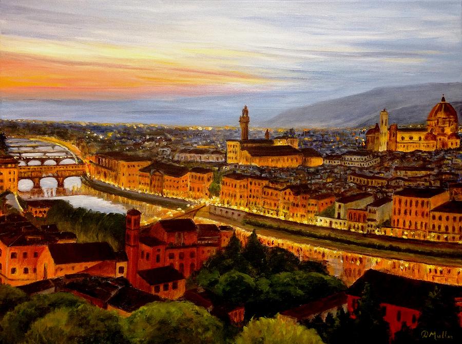 Florence Painting by Donna Muller