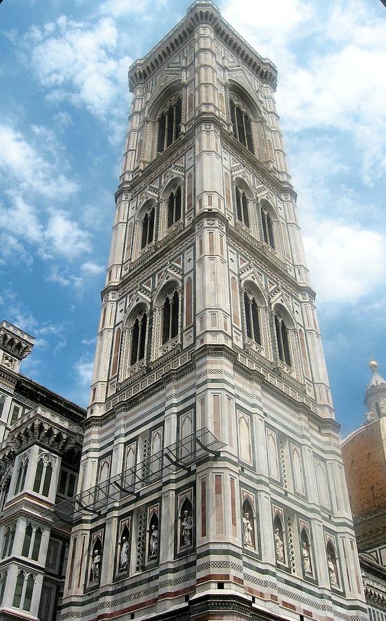 Florence Duomo Tower Painting by Lisa Boyd