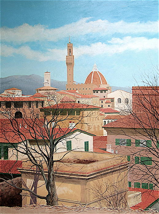 Florence Painting by E Colin Williams ARCA