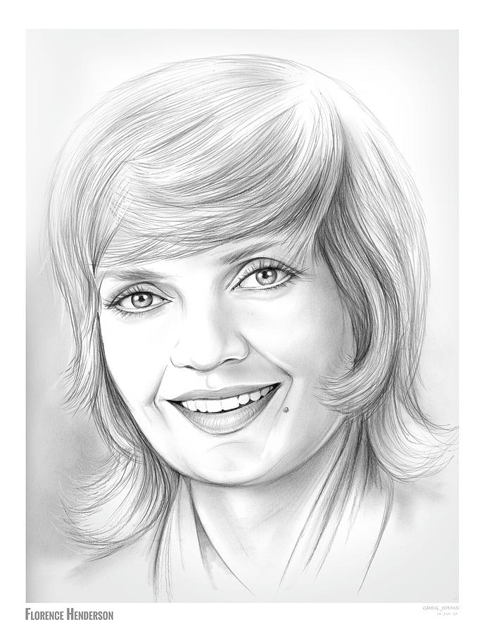 Florence Henderson Drawing