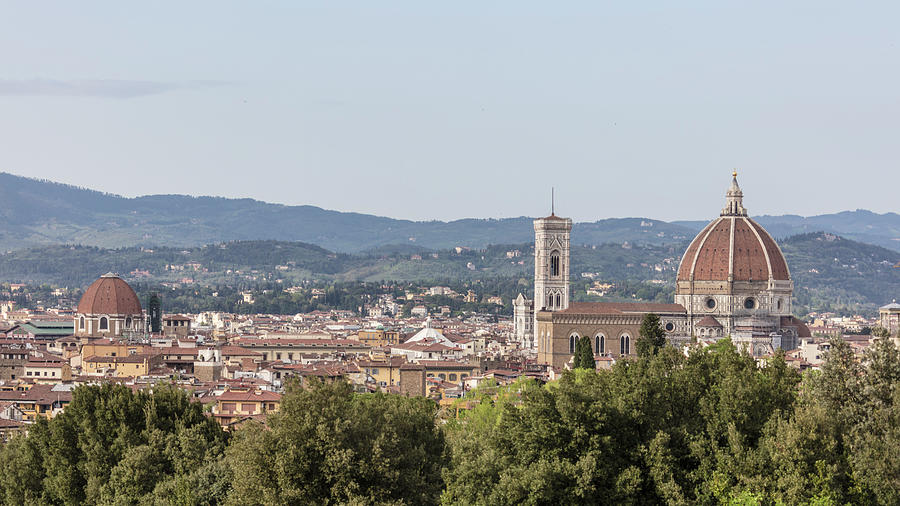 Florence Italy from the Hill  Photograph by John McGraw